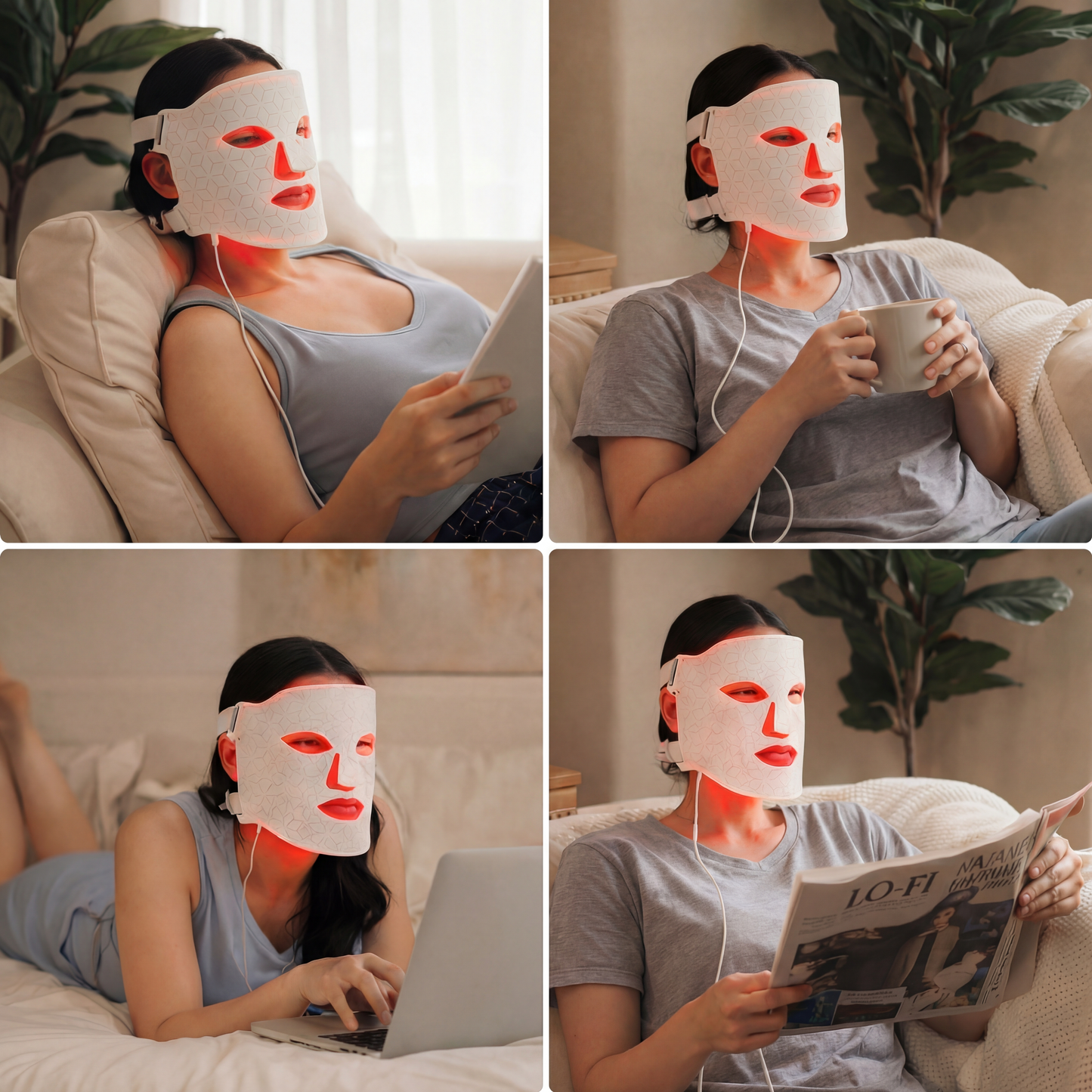 NuviMask™ LED Light Therapy Face